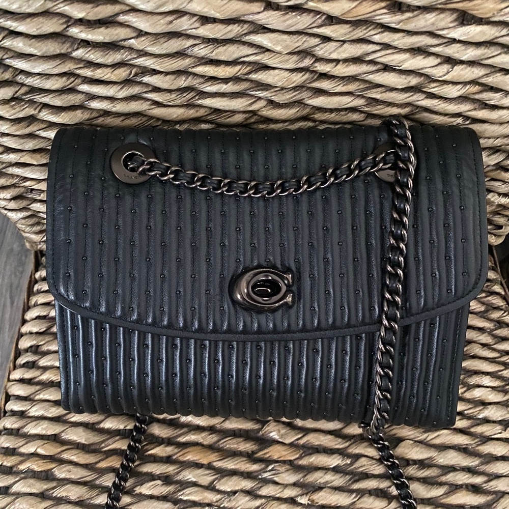 Coach quilted bag